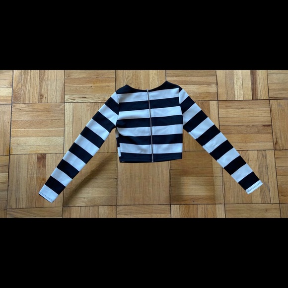 Y2k vintage Arden B striped crop top size small - Picture 2 of 4